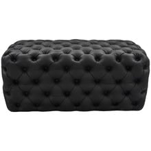 Athena Faux Leather Ottoman Bench